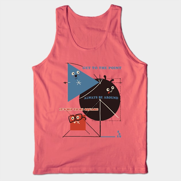 Geometrical Advice Tank Top by Pixelmania